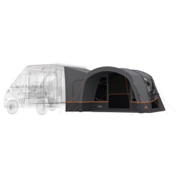 Przedsionek Vango Cove III Air Mid czarny/szary Cloud Grey