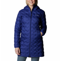 Damski płaszcz zimowy Columbia Delta Ridge™ Long Down Jacket niebieski Dark Sapphire
