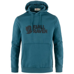 Męska bluza Fjällräven Fjällräven Logo Hoodie M niebieski/czarny Deep Sea