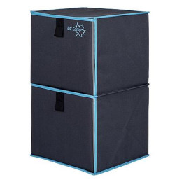 Szafka Bo-Camp Folding Cupboard 2 szary/niebieski Anthracite