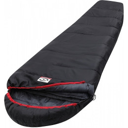 Śpiwór Loap Darway czarny/czerwony