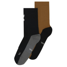 Skarpetki On Running Trail Sock High 2-pack czarny/pomarańczowy Black/Sphinx