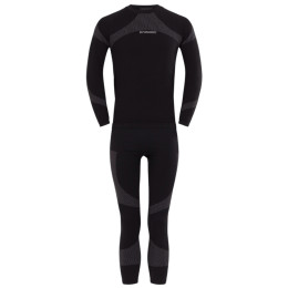 Męska bielizna termoaktywna Fundango Seamless Baselayer Set czarny black
