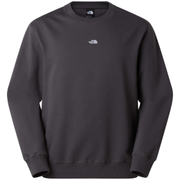 Bluza The North Face U Essential Light Relaxed Crew czarny ANTHRACITE GREY