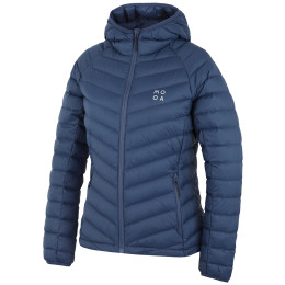 Damska kurtka puchowa MOOA DownLite niebieski Midnight
