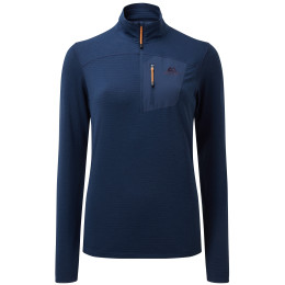 Bluza damska Mountain Equipment Lumiko Wmns Zip T Medieval Blue ciemnoniebieski MeMedievalBlue