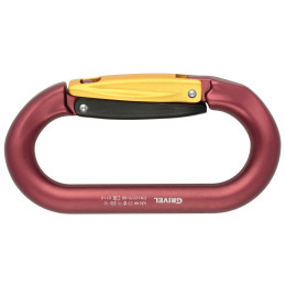 Karabinek Grivel K9G Sym Twin Gate czerwony