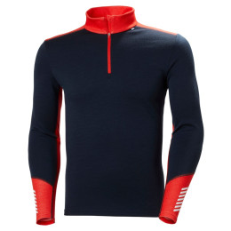 Męska koszulka Helly Hansen Lifa Merino Midweight 1/2 Zip ciemnoniebieski Navy
