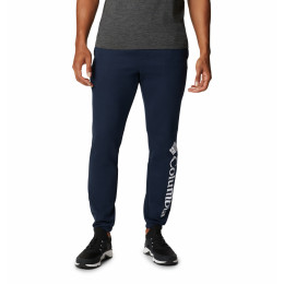 Męskie spodnie dresowe Columbia Trek™ Jogger ciemnoniebieski Collegiate Navy, White Vertical Logo