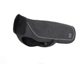 Peleryna dla psa Mountain Paws Fleece-Lined Dog Raincoat czarny Black