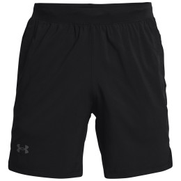 Męskie szorty Under Armour Launch 7" Shorts czarny Black / Black / Reflective
