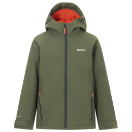 Dziecięca kurtka zimowa Regatta Hillain Warm Lined Dark Khaki khaki DrkKhaTea