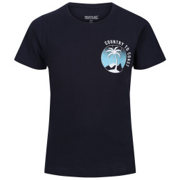 T-shirt dziecięcy Regatta Bosley VI ciemnoniebieski Navy
