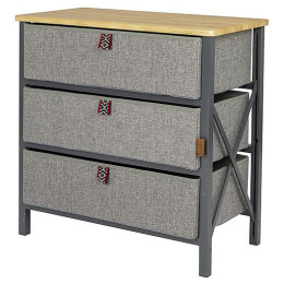 Szafka kempingowa Bo-Camp Cabinet Northwood Wide 3 zarys Grey