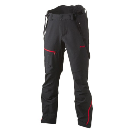 Spodnie męskie Bergans Osatind Pants czarny/czerwony Black/BrRed