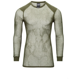Koszula męska Brynje of Norway Tactical Wool Thermo Shirt w/inlay zielony Olive Green