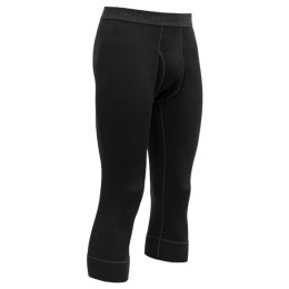 Męskie kalesony Devold Expedition Man 3/4 Long Johns W/Fly czarny Black