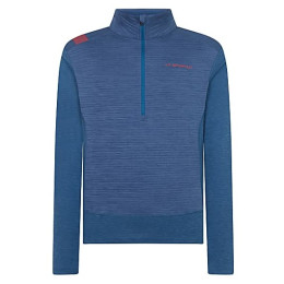 Męska koszulka La Sportiva Rook Long Sleeve M niebieski Opal/Poppy