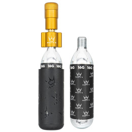 Pompka Peaty´s Holeshot Co2 Pumpa + Bombičky 2 Ks - Road & Gravel żółty Bourbon