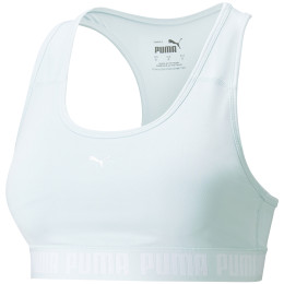 Sportowy biustonosz Puma Mid Impact Strong Bra PM jasnoniebieski blue