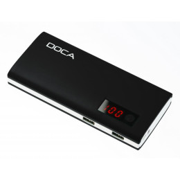 Powerbank Doca Power banka mAh 13000 mAh czarny Black