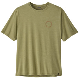 Koszulka męska Patagonia Men's Capilene Cool Daily Shirt - Spoke Stencil zielony Gumtree Green - Light Gumtree Green X-Dye