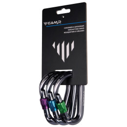 Zestaw karabinków Camp Nimbus Lock 3 Pack szary