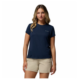 Koszulka damska Columbia Zero Rules™ Light SS Crew ciemnoniebieski Collegiate Navy