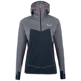 Bluza Salewa Puez Hybrid Pl W Fz Hdy niebieski Navy Blazer Melange