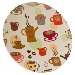 Talerz Vango Bamboo Dinner Plate beżowy CoffeeCupPrint