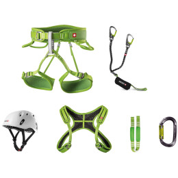 Zestaw Ferratowy Ocún Via Ferrata Twist+Chest Pail Set zielony Green