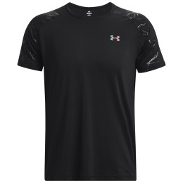 Męska koszulka Under Armour Rush Emboss SS czarny Black / / Black