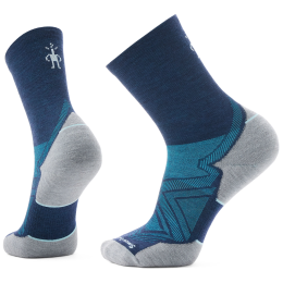 Skarpetki Smartwool Run Targeted Cushion Mid Crew Socks niebieski/szary DEEP NAVY