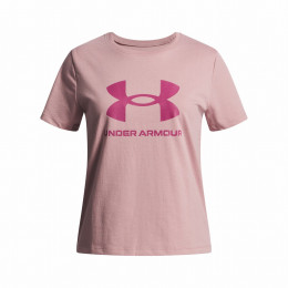 T-shirt dziecięcy Under Armour BIG LOGO SS-PNK jasnoróżowy Pink