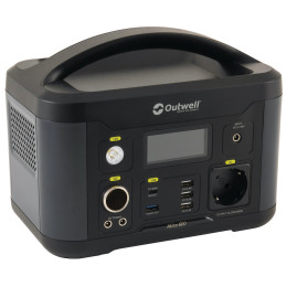 Przenośna stacja zasilania Outwell Akira 600 Power Station zarys Blue Shadow