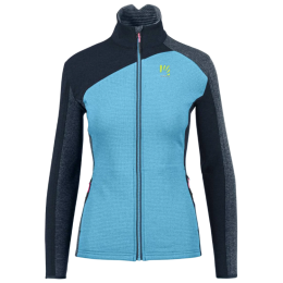 Bluza damska Karpos Federa Full-Zip W Fleece niebieski/czarny Blue Atoll/Vulcan/Midnight