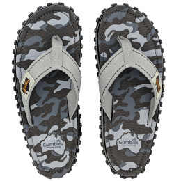 Japonki Gumbies Islander Grey Camouflage zarys