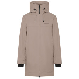 Płaszcz softshellowy damski Didriksons Eris Wns Parka beżowy Ash Brown