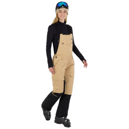 Damskie spodnie narciarskie Fundango Sakura ECO Bib Pants żółty gold