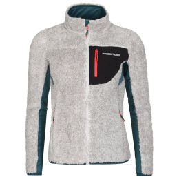 Bluza damska Progress Alva szary šedý melír/petrol