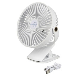 Wentylator Bo-Camp Lux Fan Table DeLuxe ABS biały White