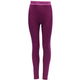Dziecięce kalesony Devold Duo Active Junior Long Johns różowy plum