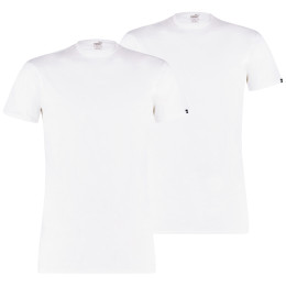 Męska koszulka termiczna Puma Basic 2P Crew Tee biały White