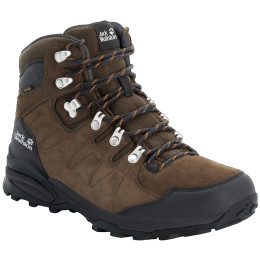 Buty męskie Jack Wolfskin Refugio Texapore Mid M brązowy Brown/Phantom