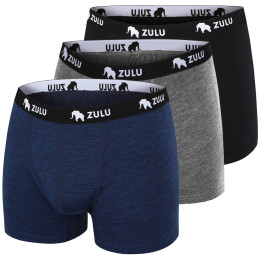 Męskie bokserki Zulu Merino 160 4in 3-pack