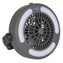 Lampa Bo-Camp Fan/Hanging Lamp 110 Lumen czarny