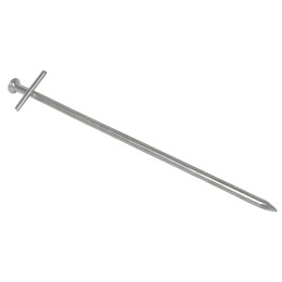 Zestaw śledzi Bo-Camp Rock peg - Tarzan 17cm 10x srebrny