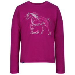 T-shirt dziecięcy Regatta Wendell kůň różowy Beetroot