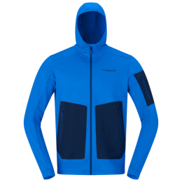 Męska bluza Norrona falketind warm2 stretch Hood niebieski Skydiver