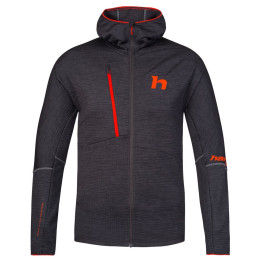 Bluza męska Hannah Niro Hoody czarny anthracite mel